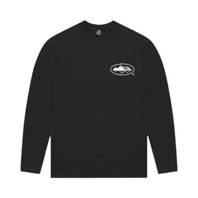 Pre-owned Corteiz Og Island Long-sleeve Tee 'black' | Men's Size L