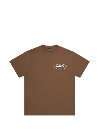 Corteiz Og Island T-shirt In Brown