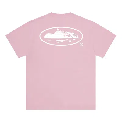 Pre-owned Corteiz Og Island Tee 'baby Pink' | Men's Size S