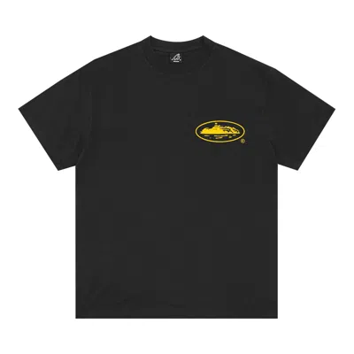 Pre-owned Corteiz Og Island Tee 'black/yellow' | Men's Size L