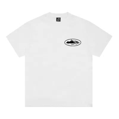 Pre-owned Corteiz Og Island Tee 'white' | Men's Size M