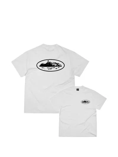 Corteiz Og Island T-shirt In White