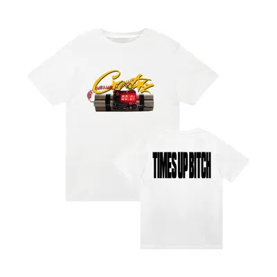 Pre-owned Corteiz Og Timebomb Tee 'white'