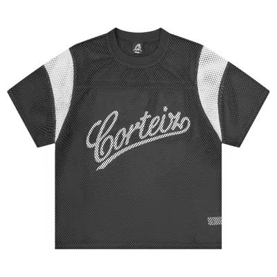 Pre-owned Corteiz Open Mesh Panel Jersey 'black/white' | Men's Size Xxl