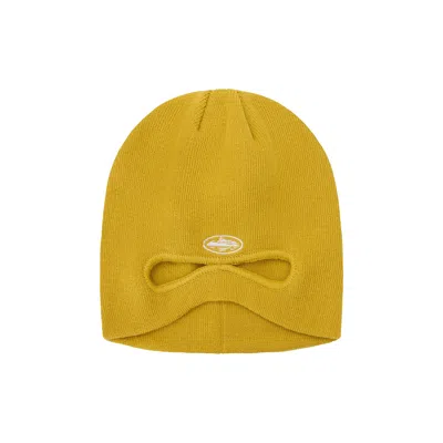 Pre-owned Corteiz Peek-a-beanie 'mustard' | Yellow | Men's Size Onesize