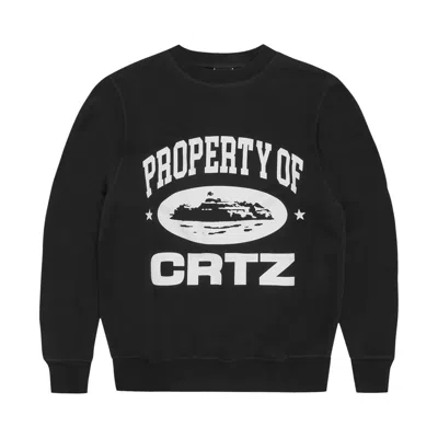 Pre-owned Corteiz P.o.c Sweatshirt 'black'