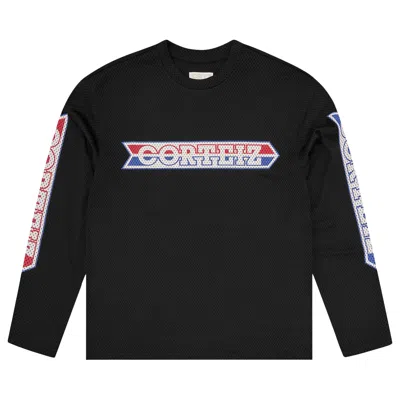 Pre-owned Corteiz Race Mesh Long-sleeve Jersey 'black' | Men's Size M