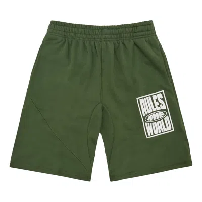 Pre-owned Corteiz Rtw Shorts 'forest Green'