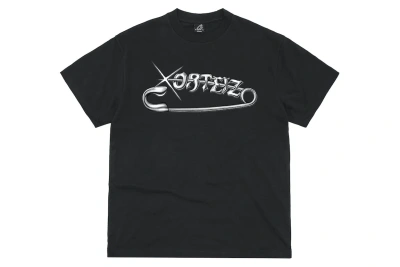 Pre-owned Corteiz Safety Pin Tee Black