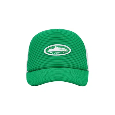 Pre-owned Corteiz Short Peak Trucker 'green'