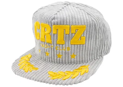 Pre-owned Corteiz Soho Yacht Club Crtz Cap In Grey