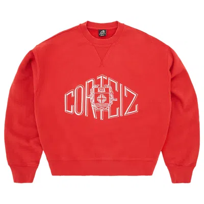 Pre-owned Corteiz Sophomore Crewneck 'red' | Men's Size M