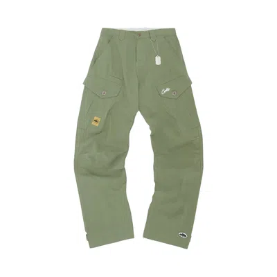 Pre-owned Corteiz Storm Cargos 'khaki' In Green