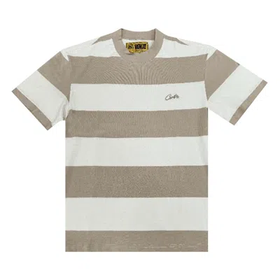 Pre-owned Corteiz Striped Tee 'cream' | Multi-color | Men's Size M