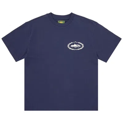 Pre-owned Corteiz Superior Royale Tee 'navy/white' | Blue | Men's Size S