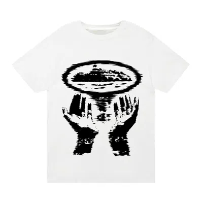 Pre-owned Corteiz Vortex Hands Tee 'white'
