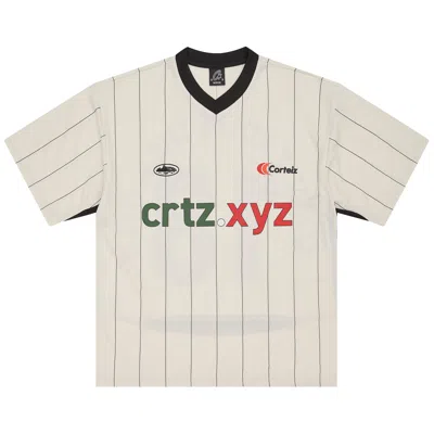 Pre-owned Corteiz Website Football Jersey 'cream' | Men's Size L In Beige