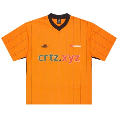 Pre-owned Corteiz Website Football Jersey 'orange' | Men's Size M