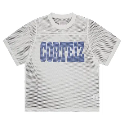 Pre-owned Corteiz Western Open Mesh Jersey 'white' | Men's Size L