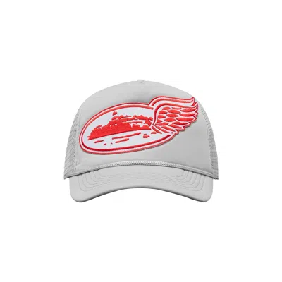 Pre-owned Corteiz Wing Trucker 'grey'