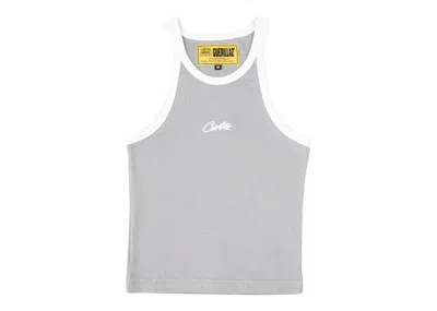 Pre-owned Corteiz Women's  Wmns Contrast Tank Top In Grey