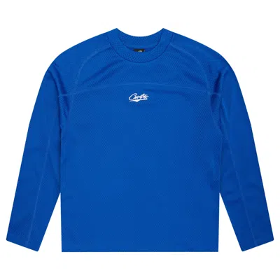 Pre-owned Corteiz Woosh Mesh Long-sleeve Jersey 'royal Blue' | Men's Size L