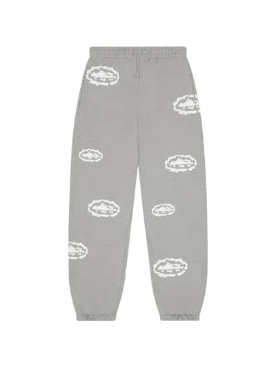 Corteiz X Denim Tears Island Wreath Track Pants In Gray