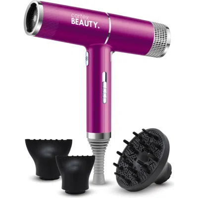 Cortex Beauty Airblade Blue Ionic Technology Hair Dryer In Purple