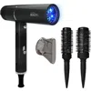 Cortex Beauty Airfold Ionic Foldable Dryer + 2-piece Blowout Brush Set $249.99 Value In White