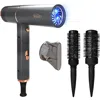 Cortex Beauty Airfold Ionic Foldable Dryer + 2-piece Blowout Brush Set $249.99 Value In Gray