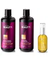 Cortex Beauty Cortex 16.9/1.7oz Keratin Hydrating Shampoo & Strengthening Conditioner Set In Multi