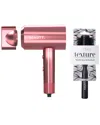 Cortex Beauty Cortex Lightweight Compact Dryer & Round Brush Set In Pink