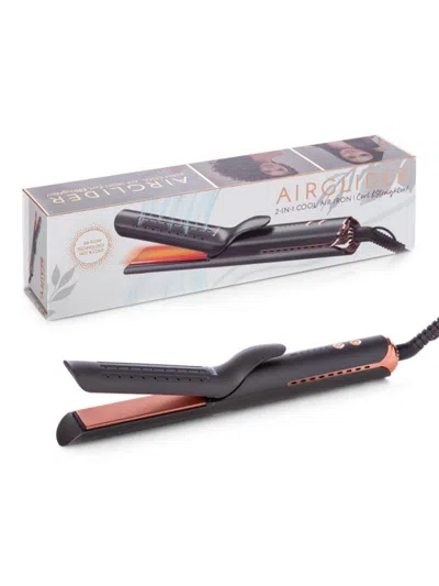Cortex Beauty Women's Airglider 2-in-1 Cool Air Flat Iron & Curler In Neutral