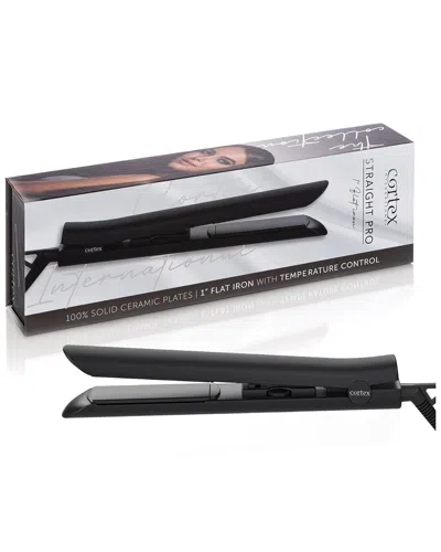 Cortex International Cortex The Collection 1 Solid Ceramic Ionic & Far-infrared Technology Flat Iron In White