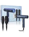 Cortex Ionic Foldable Dryer & 2pc Blowout Set In Transparent