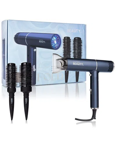 Cortex Ionic Foldable Dryer & 2pc Blowout Set In Transparent