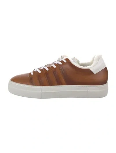 Pre-owned Corthay 90 Evo Sneakers In Brown