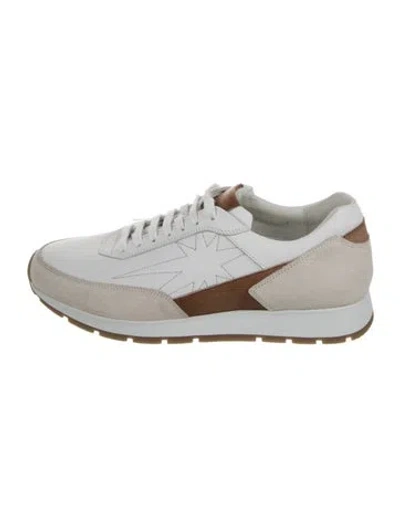 Pre-owned Corthay Leather Athletic Sneakers In White