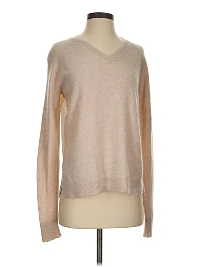Pre-owned Cortland Park Cashmere Pullover Sweater In Brown