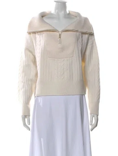 Pre-owned Cortland Park Cashmere Sweater In Neutral