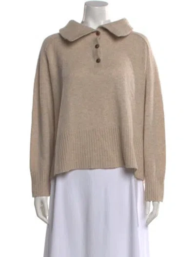 Pre-owned Cortland Park Cashmere Sweater In Neutral