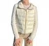 Cortland Park Palm Beach Puffer Jacket In White In Neutral
