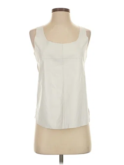 Pre-owned Cortland Park Tank Top Ivory Strapless Neckline Tops