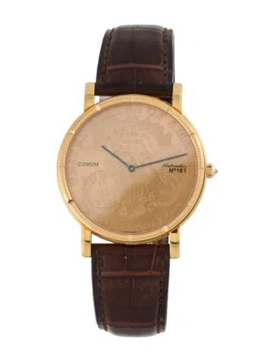Pre-owned Corum $20 Coin Watch In Multicolor