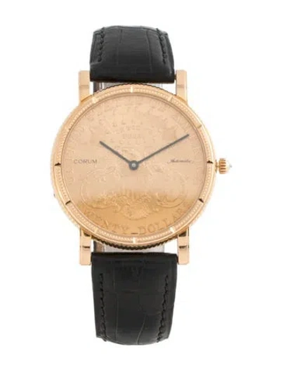 Pre-owned Corum $20 Liberty Double Eagle Gold Coin Watch In Multicolor
