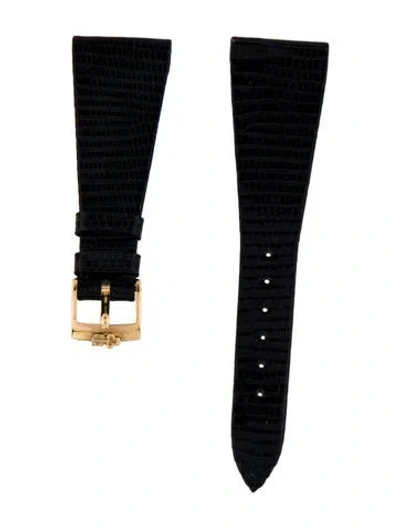 Pre-owned Corum 24mm Strap In Black