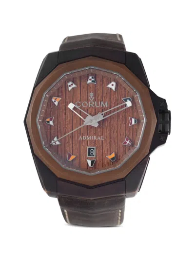 Pre-owned Corum Admiral's Cup 44mm Watch In Brown
