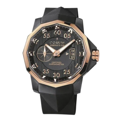 Pre-owned Corum Admiral's Cup Competition 48 Titanium And Rose Gold Automatic Men's Watch