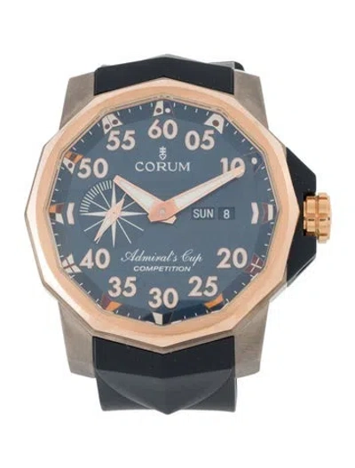 Pre-owned Corum Admiral's Cup Competition Watch In Multi