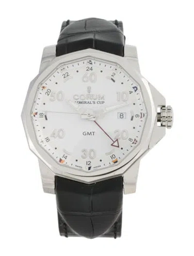 Pre-owned Corum Admiral's Cup Gmt 44 Watch In Multi